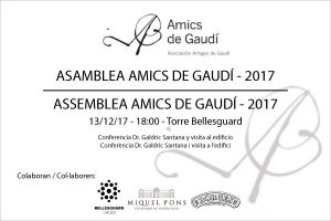 Asamblea de Amics de Gaudí, 2017
